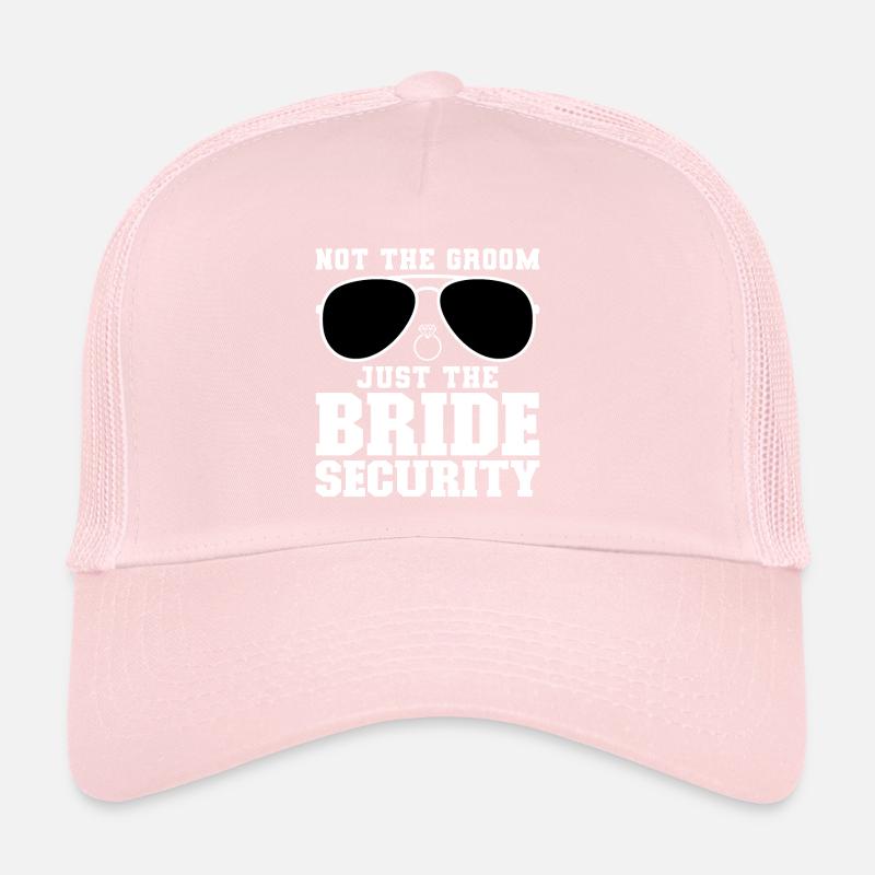Sécurité du cadeau de mariage de mariée Casquette trucker 