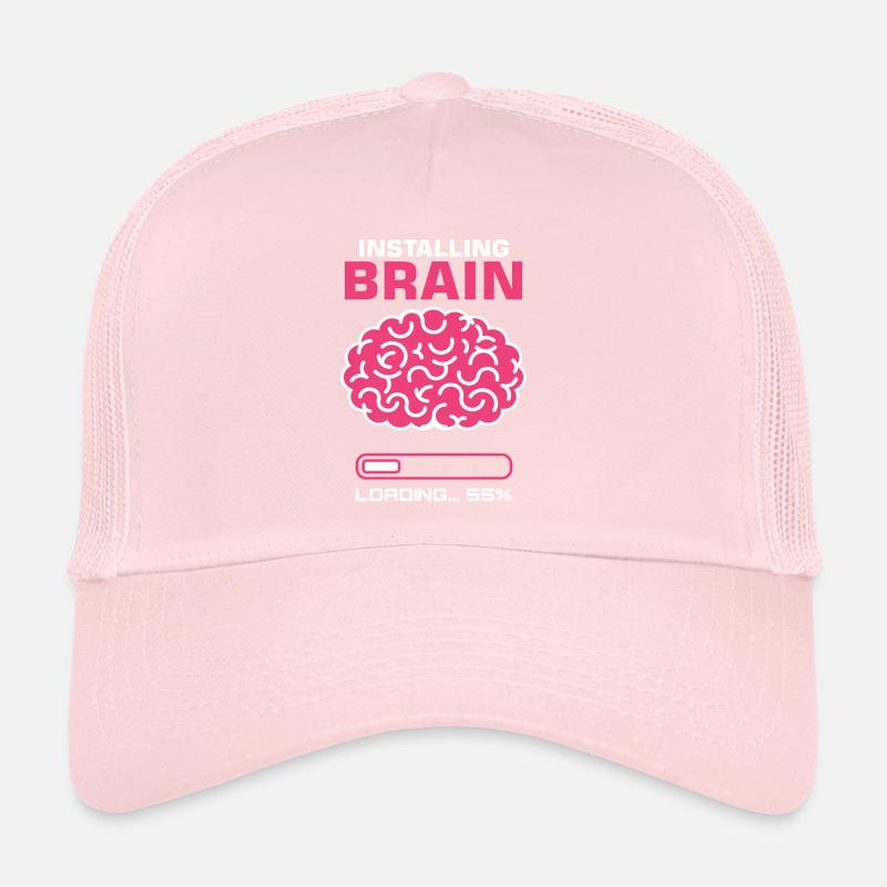 Installing Brain Gehirn Wissenschaft Trucker Cap