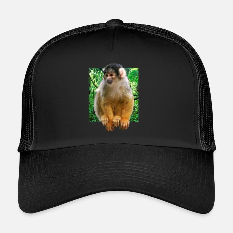 Crâne singe écureuil singe Casquette trucker 