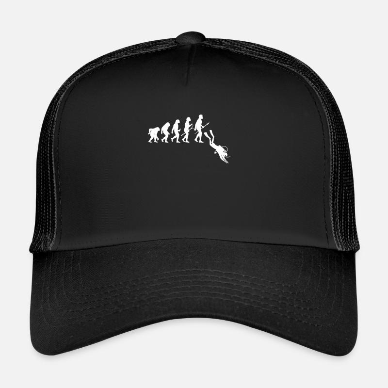 Plongée Evolution Divers Drôle Cadeau Casquette trucker 