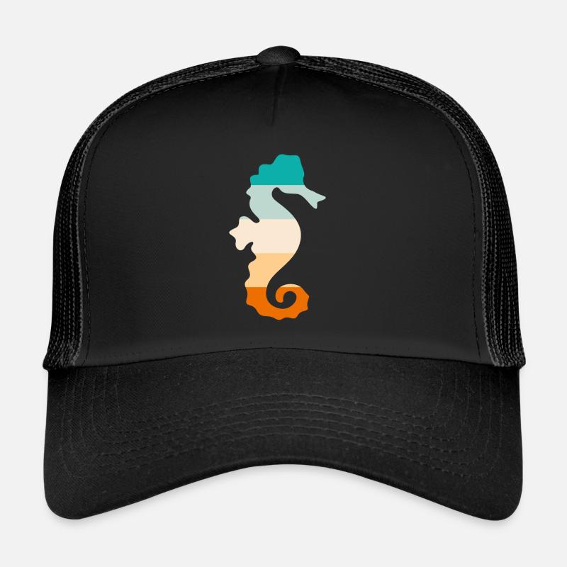 Hippocampe Rétro Casquette trucker 