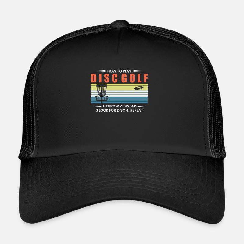 Comment jouer au Disc Golf ... Cadeau Casquette trucker 