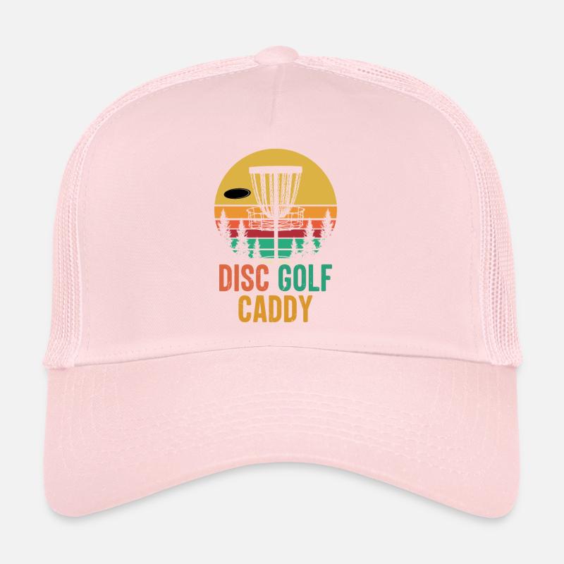 Disc Golf Caddy Golfing Lover Golfeur Rétro Vintage Casquette trucker 
