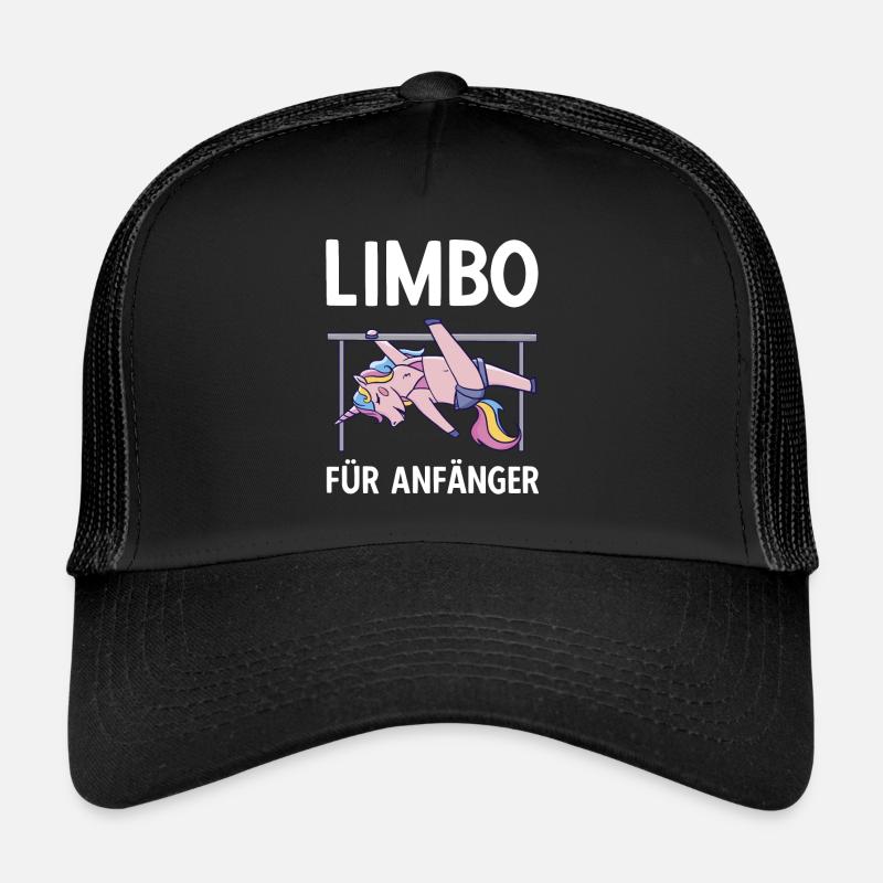 Vertikaler Limbo Poledance Tanz Einhorn Trucker Cap