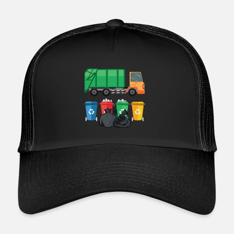 Recycler les camions à ordures Réutiliser Planet Save Casquette trucker 