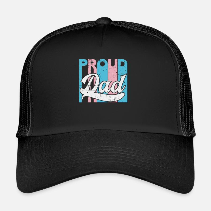 Stolzer Vater Trans Lgbt Rechte Lgbt Stolz Mama Trucker Cap