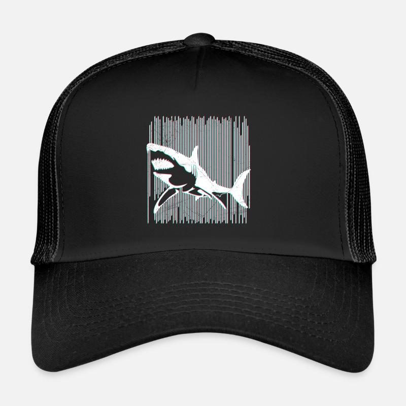 Shark Great White Shark Diver Biologiste marin Casquette trucker 