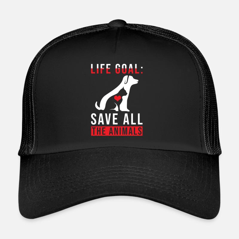 Cadeau de sauveteur d’animaux Casquette trucker 
