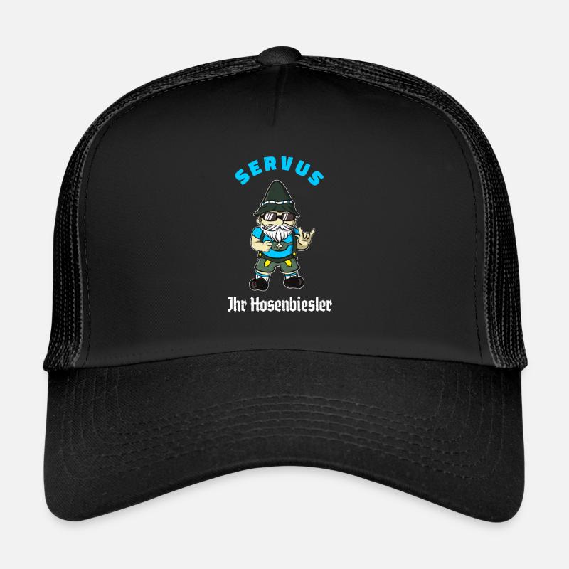 Bayrischer Gartenzwerg Fun Spruch Byern Dialekt Trucker Cap