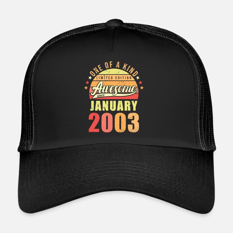 Birthday January 2003 Trucker Cap