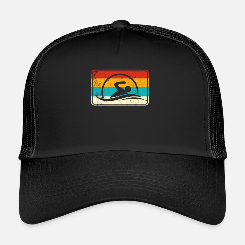 Nageur Nageur Logo Rétro Casquette trucker 