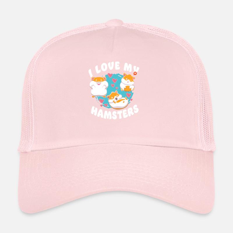Hamster I Love My Hamsters Squad Trucker Cap