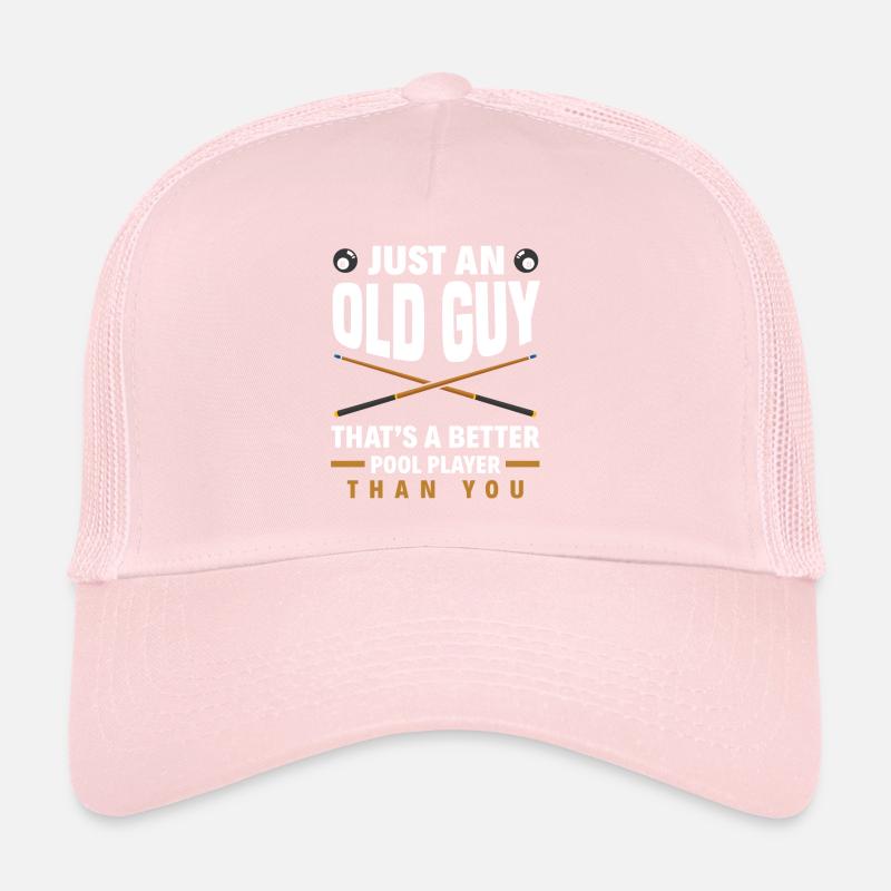 Billiards Billiards Player Gift Trucker Cap