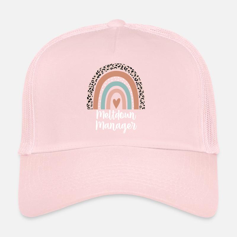 Meltdown Manager Leopard Rainbow Mama Life Drôle Casquette trucker 