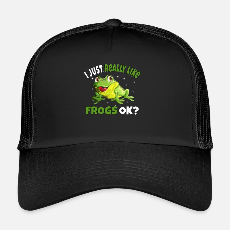 Toad I just really like Frogs ok? Frog Motif Trucker Cap
