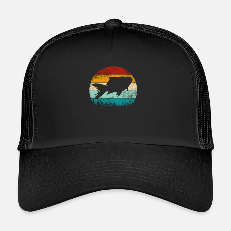 Fish Farming Fish Aquarium Aquaristics Gift Trucker Cap
