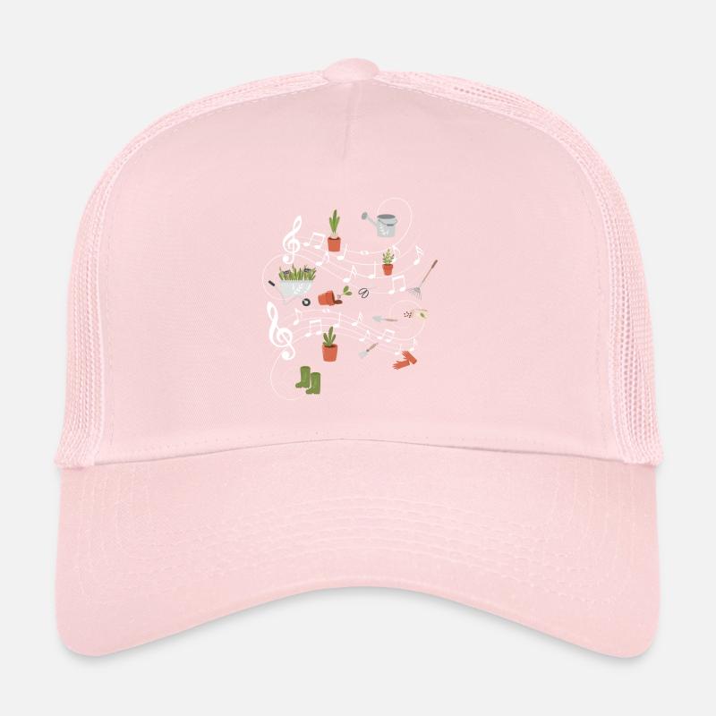 Musique Notes musicales Gardener Casquette trucker 