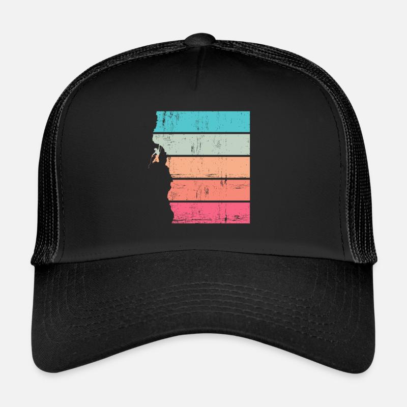Vintage climber climbing rock climber Trucker Cap
