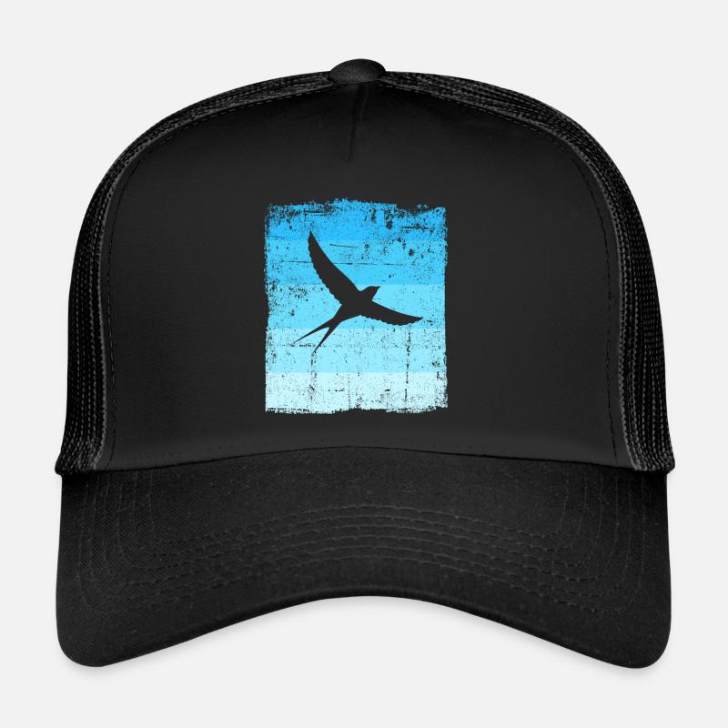 Birds Bird Swallow Trucker Cap