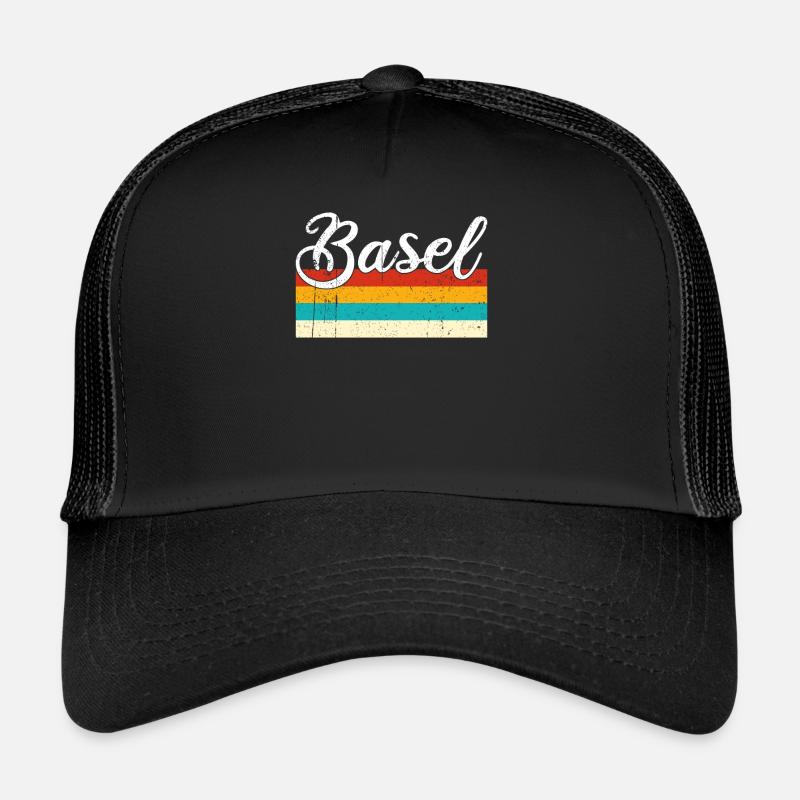 Basel Retro Vintage Trucker Cap