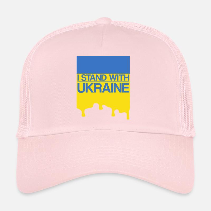 Ich stehe an der Seite der Ukraine mit der Unterstützung der Ukraine Ukrain Trucker Cap