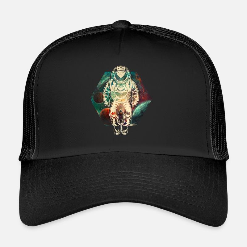 Astronaut im Weltraum Trucker Cap