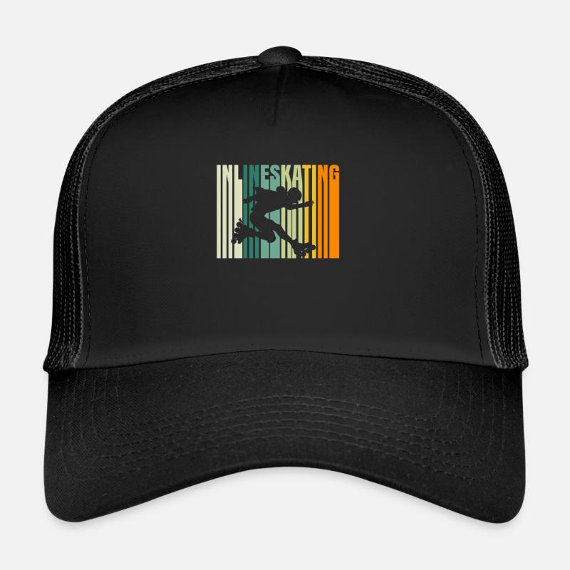 Inline Skater Inline Skating Inliner Rollerblades Trucker Cap