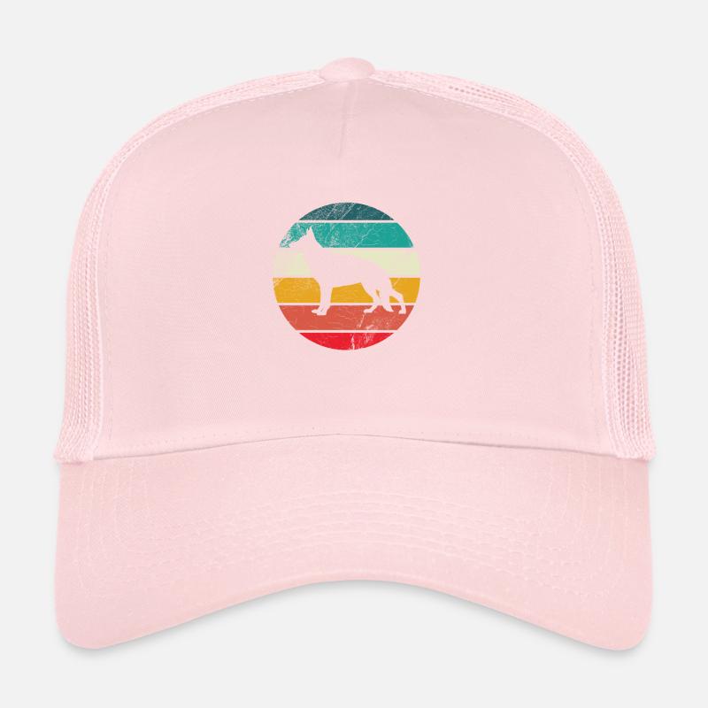 Deutscher Schäferhund Retro Vintage Trucker Cap