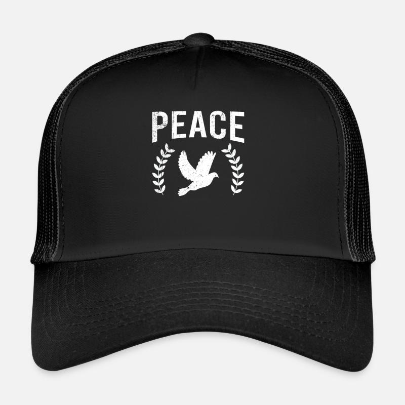 Peace Dove Peace Peace Trucker Cap