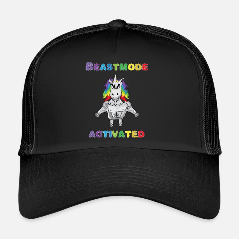 Licorne Bodybuilder Beastmode Gym Casquette trucker 