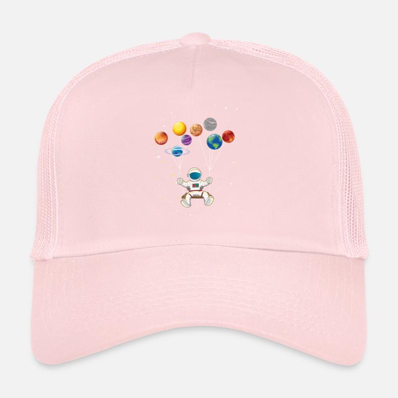 Galaxy Astronauts Earth Planet Swing Space Trucker Cap