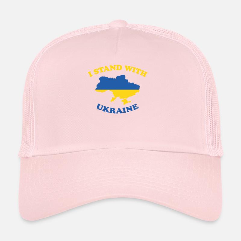 I am with Ukraine I Stand With Ukraine Trucker Cap
