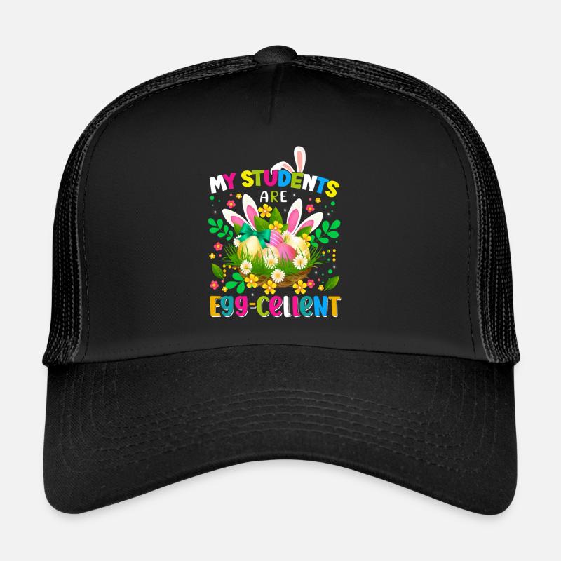 Lapin de Pâques Oeufs de Pâques Casquette trucker 