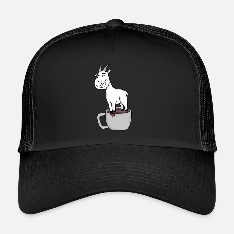 Bock auf Kaffee - Ziege Ziegenbock Casquette trucker 