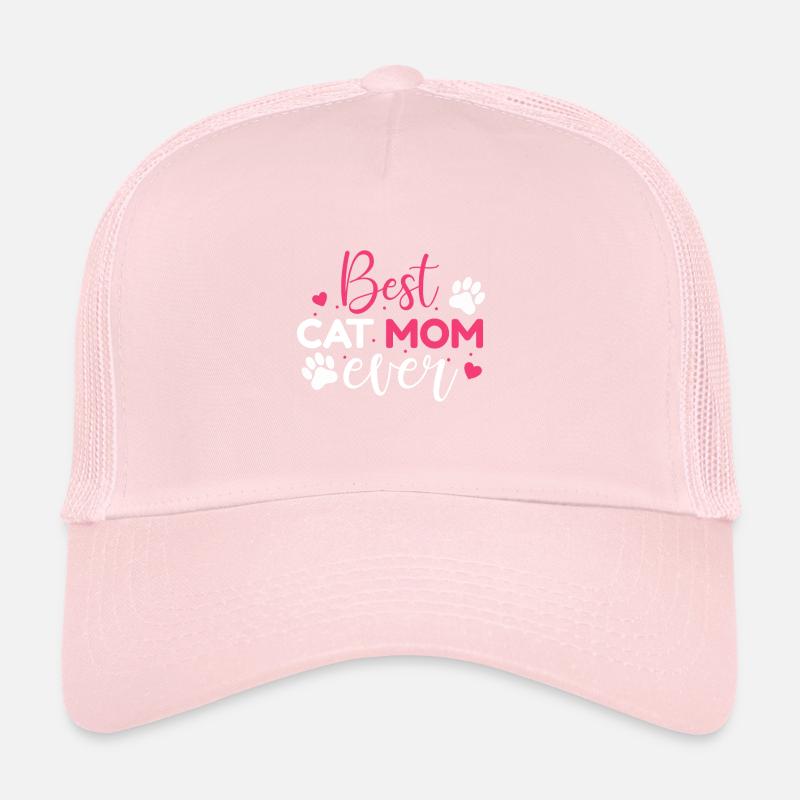 Best cat mom ever Casquette trucker 