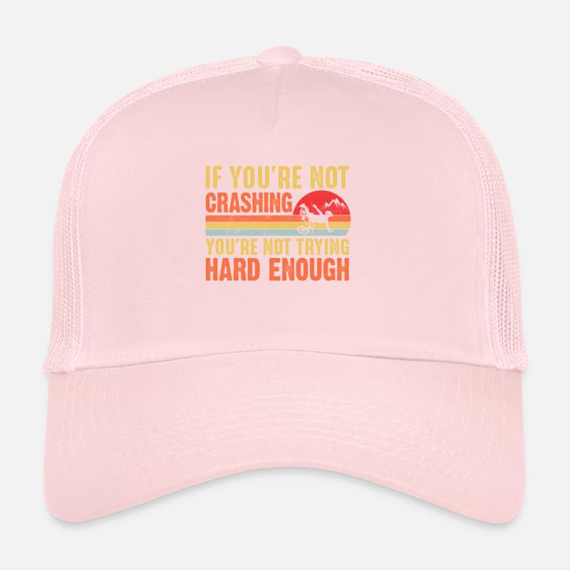 S'écraser Avec Le Vélo, C'est La Clé Casquette trucker 