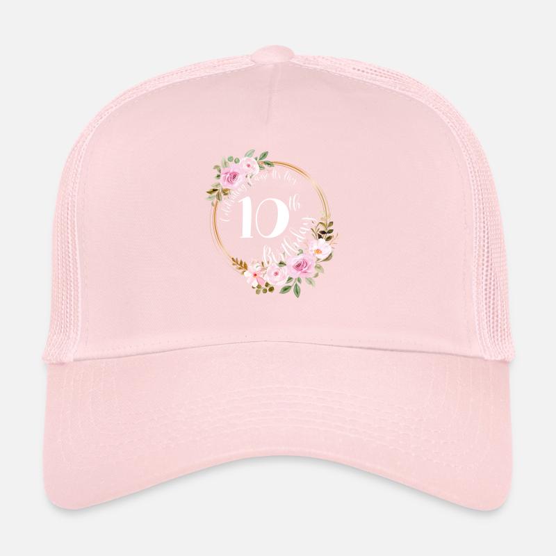 10e anniversaire de la fille Casquette trucker 