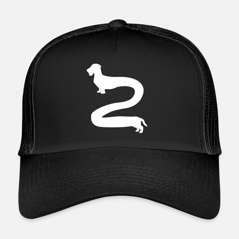 Rough-haired dachshund long dachshund Trucker Cap