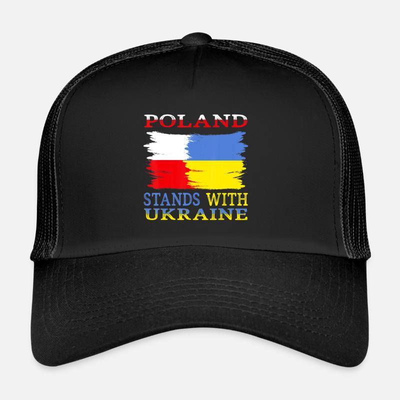 Soutien Pologne Ukraine Casquette trucker 