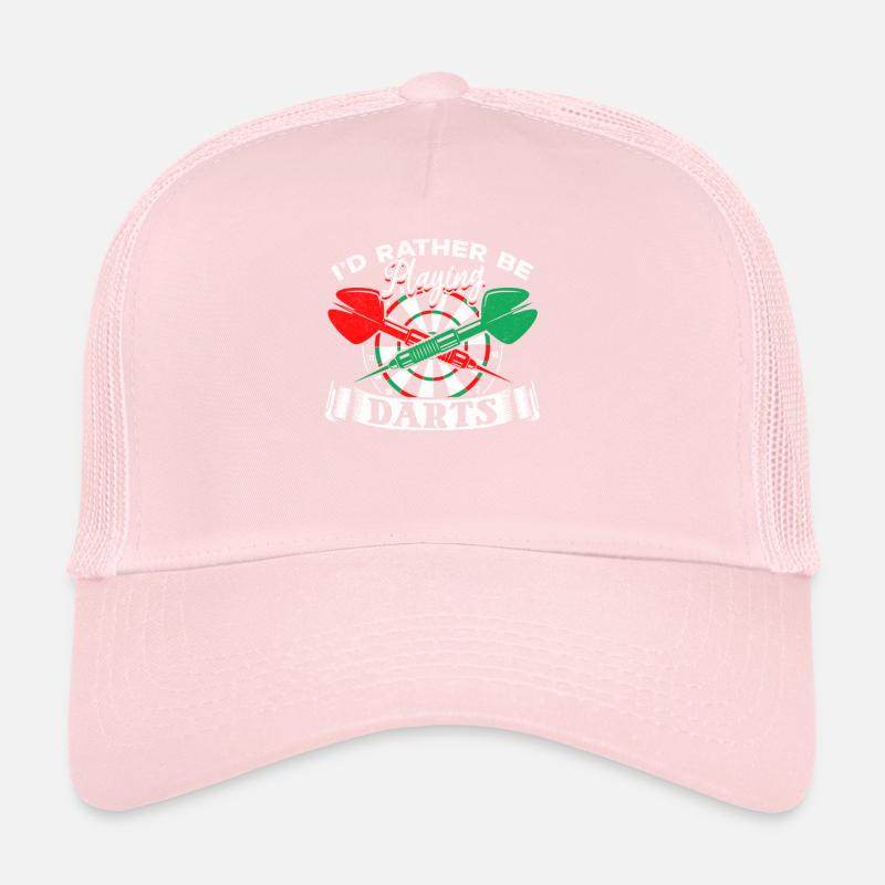 Darts game Darts player I would rather darts Trucker Cap