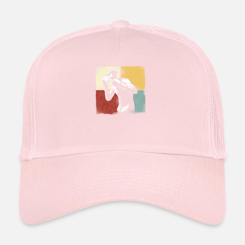 Boxing Retro Vintage Trucker Cap
