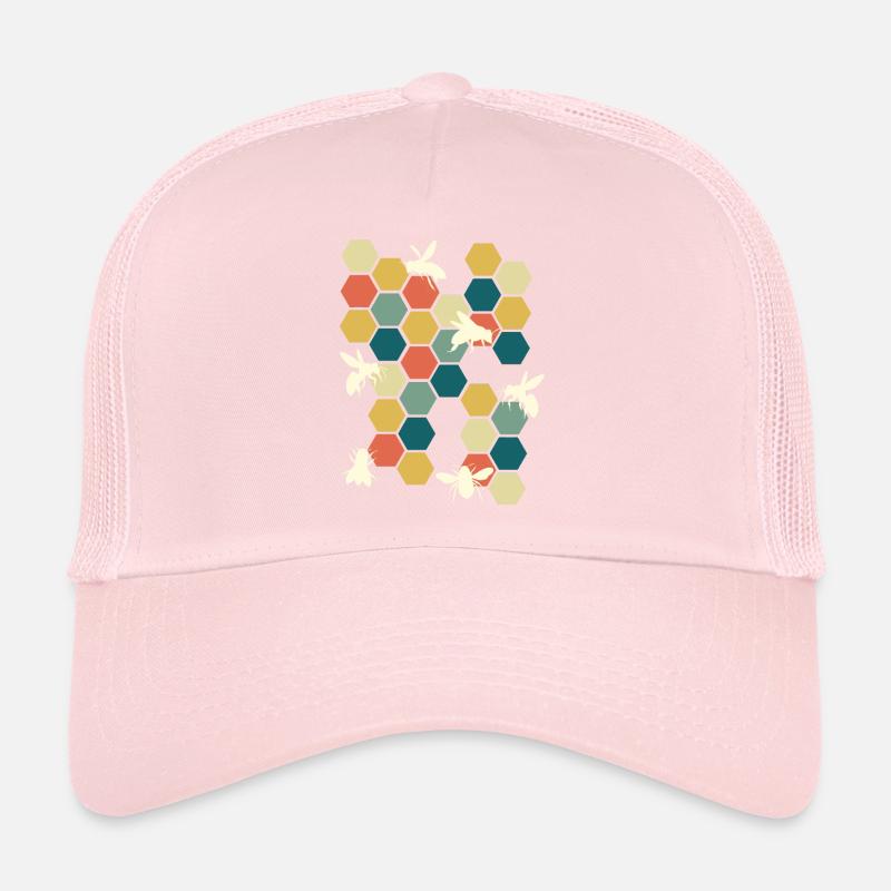 Honeycombs Beehive Beekeeper Trucker Cap