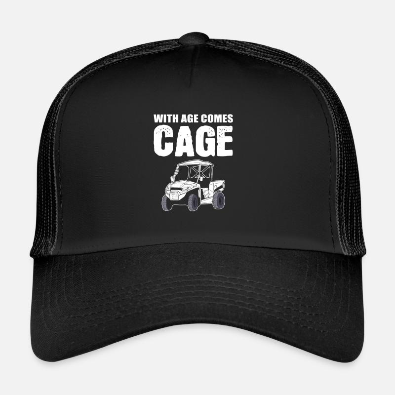 Avec Age vient Cage SXS UTV Casquette trucker 