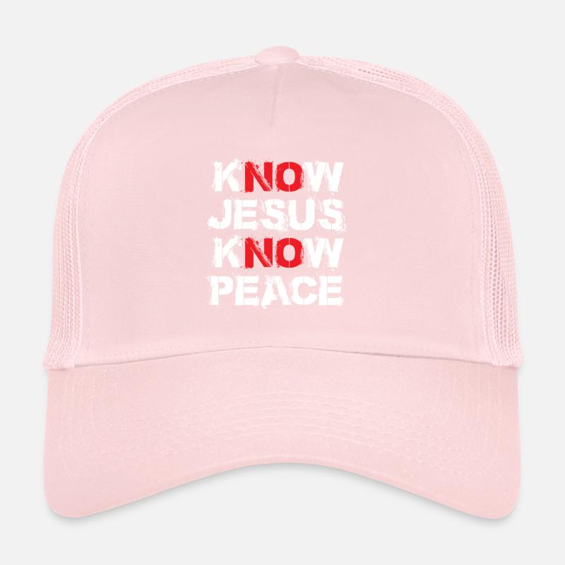 Know Jesus Know Peace Trucker Cap