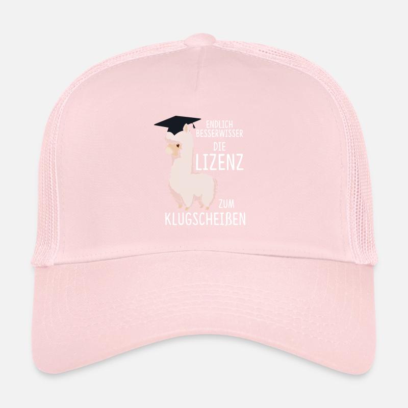 Endlich Besserwisser Lizenz Zum Klugscheißen Lama Trucker Cap