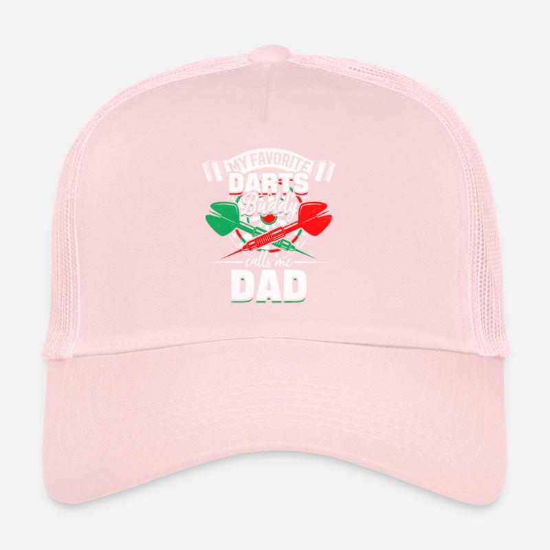 Darts Papa Mon copain de fléchettes préféré m’appelle Casquette trucker 