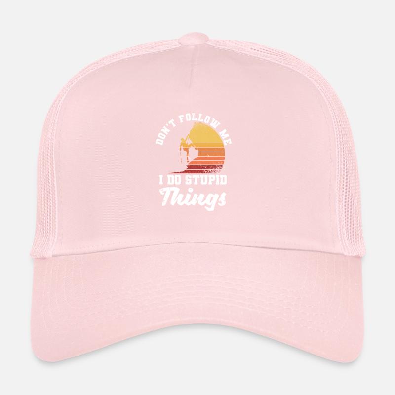 Don't follow me, I do stupid stuff bouldering Trucker Cap