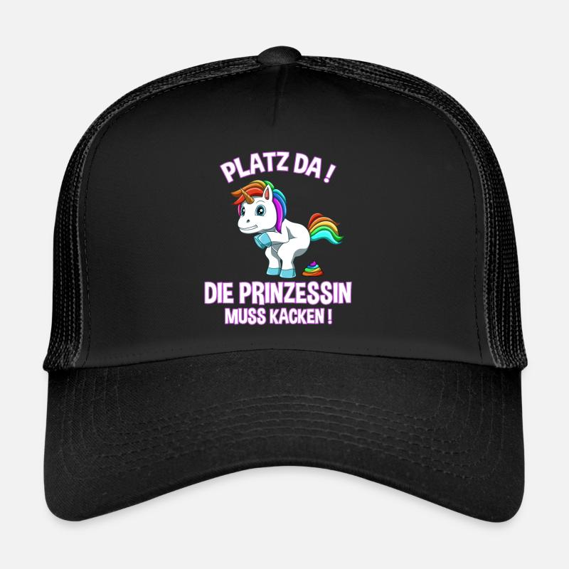 Ich muss kacken - Prinzessin Einhorn Kacken Trucker Cap