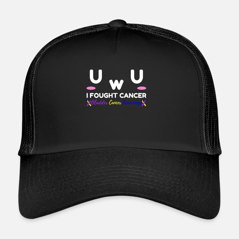 Blasenkrebs Ich habe den Krebs bekämpft UwU-Gesche Trucker Cap