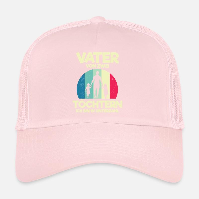 Papa 2 Kinder Papa 2 Töchter Trucker Cap
